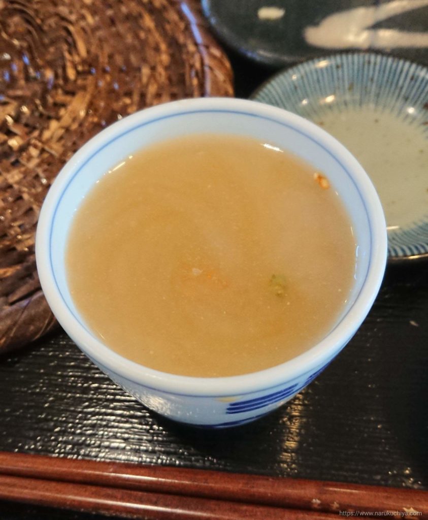 蕎麦きり　つちのこ　蕎麦湯