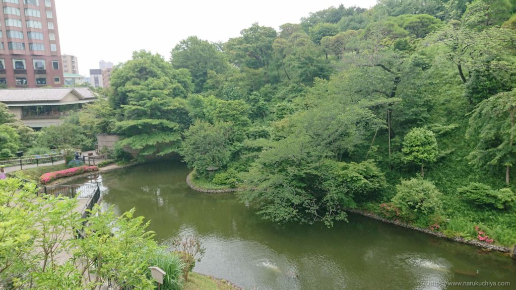 椿山荘　庭園　池