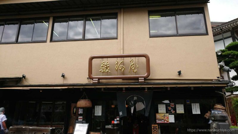 成田山　山門脇にある駿河屋